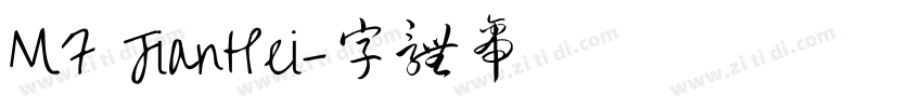MF JianHei字体转换